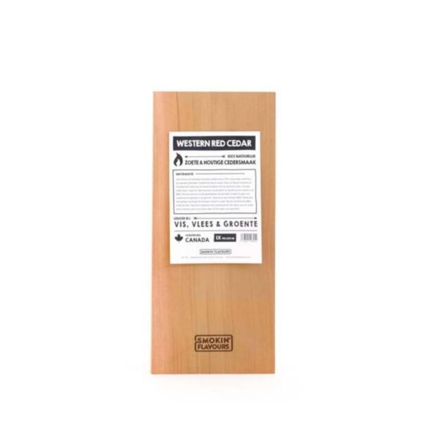 4 Cederhouten Rookplanken van Smokin' Flavours