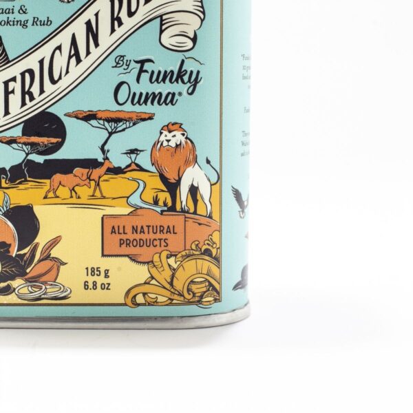 Funky Ouma - African Rub - Tin 185g - Afbeelding 4