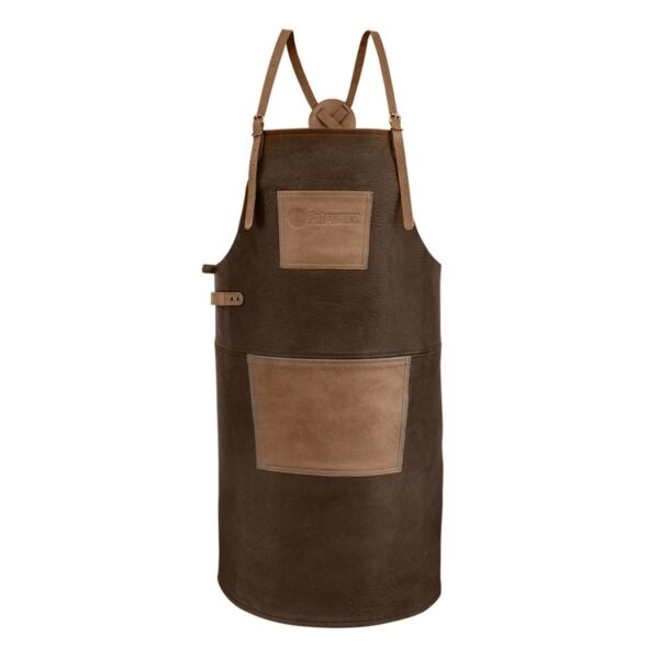 Petromax - Buffellederen Schort met Kruisband Cognac