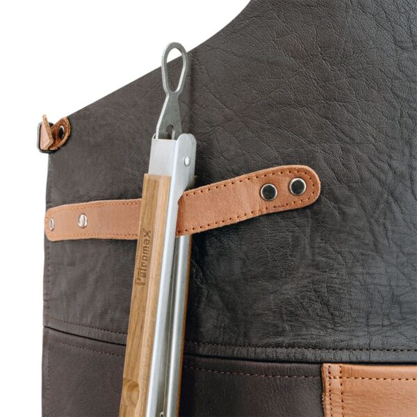 Petromax - Buffellederen Schort met Kruisband Cognac - Afbeelding 3
