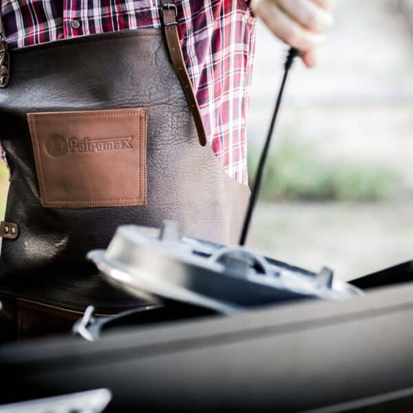 Petromax - Buffellederen Schort met Kruisband Cognac - Afbeelding 6
