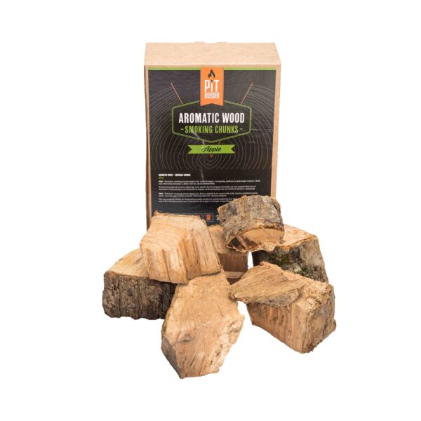 Pitmaster smoking chunks Appel