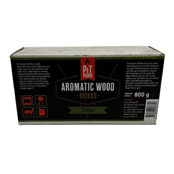 Rookbriketten Pitmaster Olive - Afbeelding 3