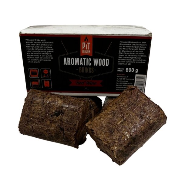 Rookbriketten Pitmaster Red Wine