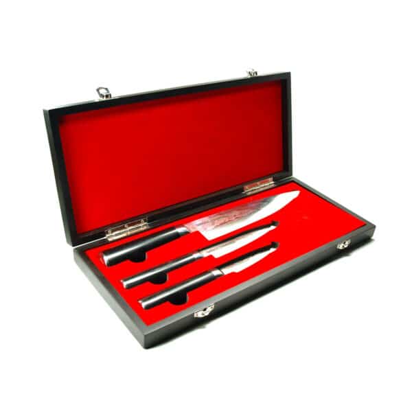 Samura Damascus 3-delig messenset met giftbox - Afbeelding 3