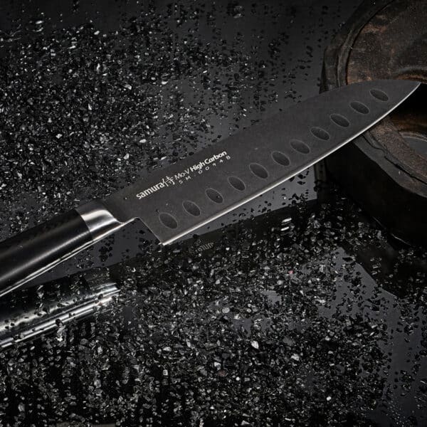 Samura MO-V Stonewash Santoku 18 cm - Afbeelding 6