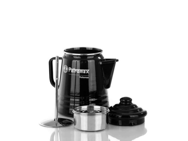 Petromax emaille perculator Perkomax zwart - 1,3L - Afbeelding 3