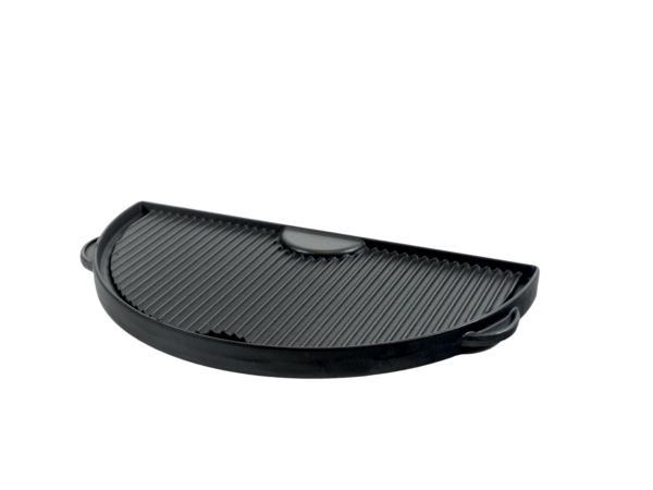 Grill Guru Cast Iron Half Moon Griddle Large