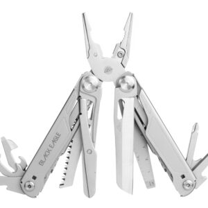 Black Eagle Yukon Mist Grey multitool met 16 functies en INOX behuizing