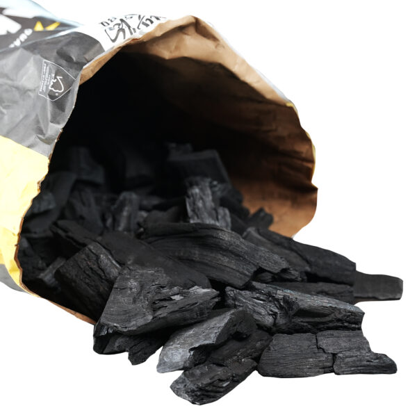 Zak Holy Smoke houtskool 8kg – eik & esdoorn mix, BBQ kwaliteit open zak