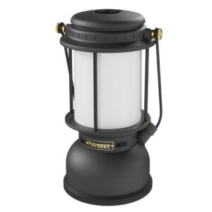 Petromax LM500 LED lantaarn zwart met 500 lumen en powerbankfunctie