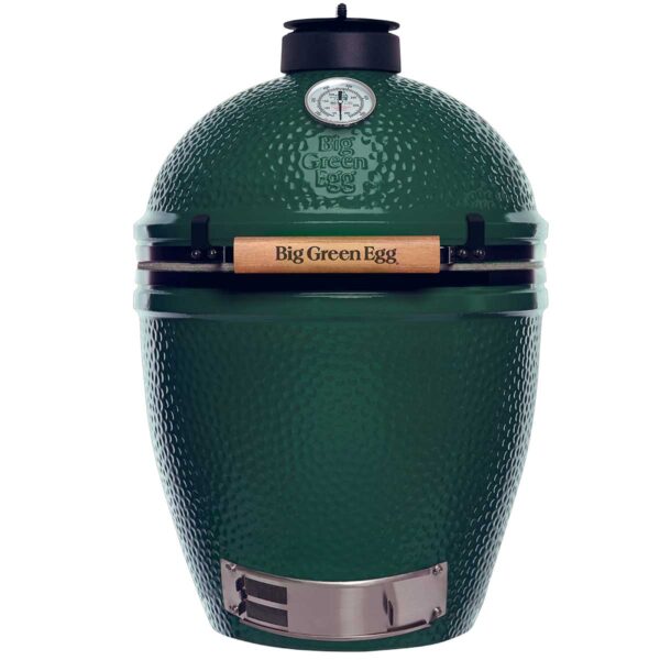 De Big Green Egg Large in vol ornaat.|big green egg large|