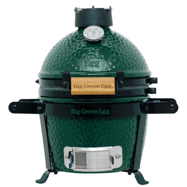 Big Green Egg Mini met prachtige carrier|zonder carrier|open|zonder carrier
