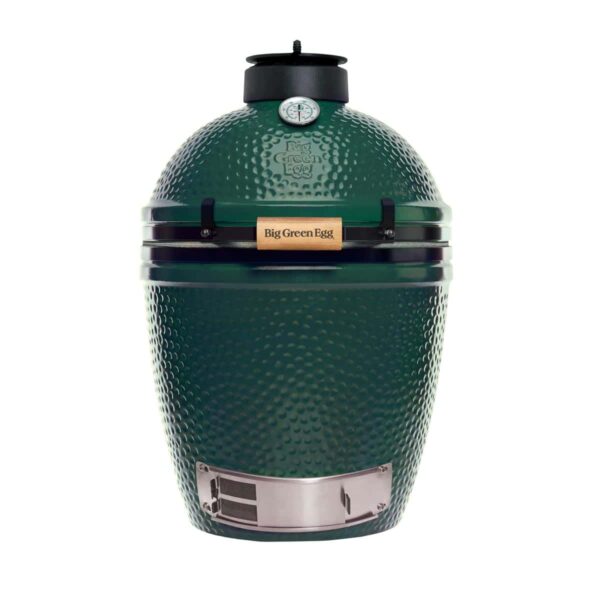De Big Green Egg Small in vol ornaat.|||