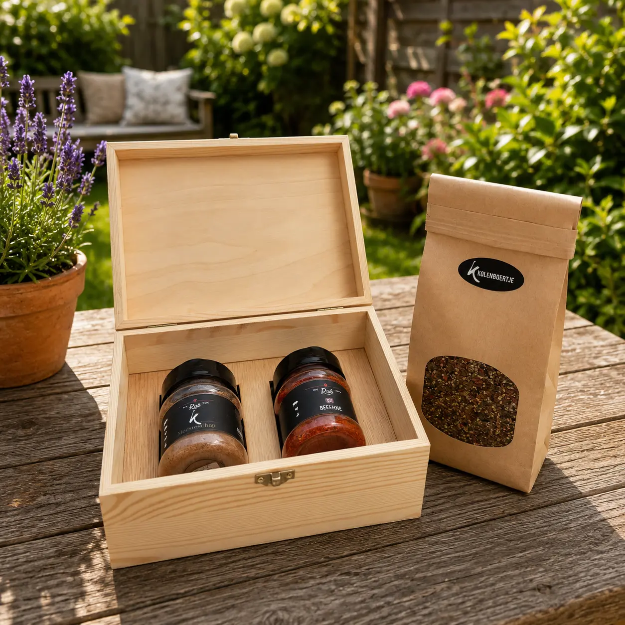 Geschenkset met gratis pepermix vaderdag actie