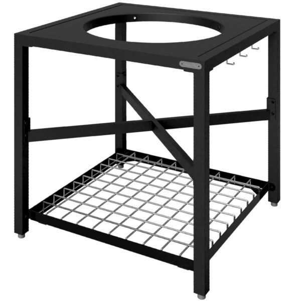 Zwart metalen frame voor de Big Green Egg Large