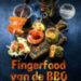 Omslag van het kookboek Fingerfood van de BBQ met luxe harde kaft en kleurrijke foodfotografie.