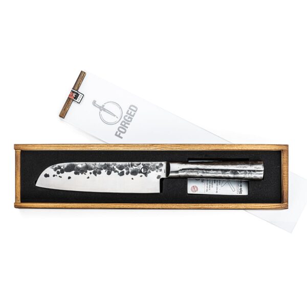 Japans santokumes 18 cm|uit de Forged Intense lijn.||