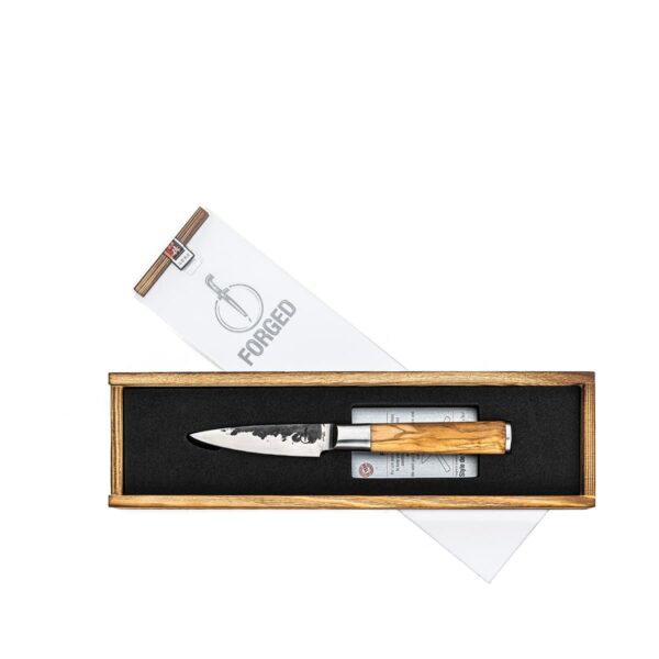 Het schilmes uit de Forged Olive lijn.||