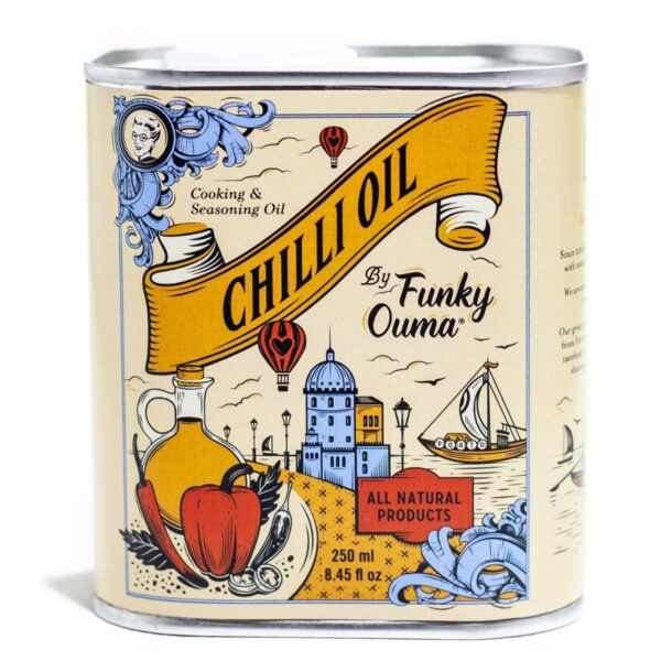 Funky Ouma - Chilli Oil - Tin 250ml|||
