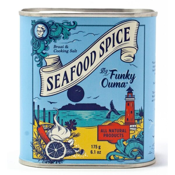 Funky Ouma - Seafood Spice - Tin 175g|||