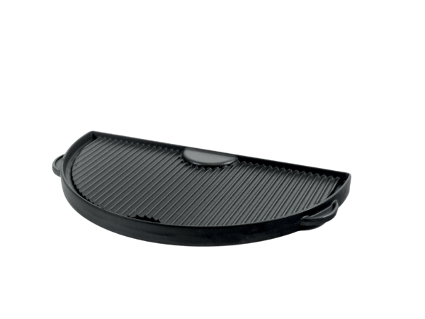 Grill Guru Cast Iron Half Moon Griddle Large