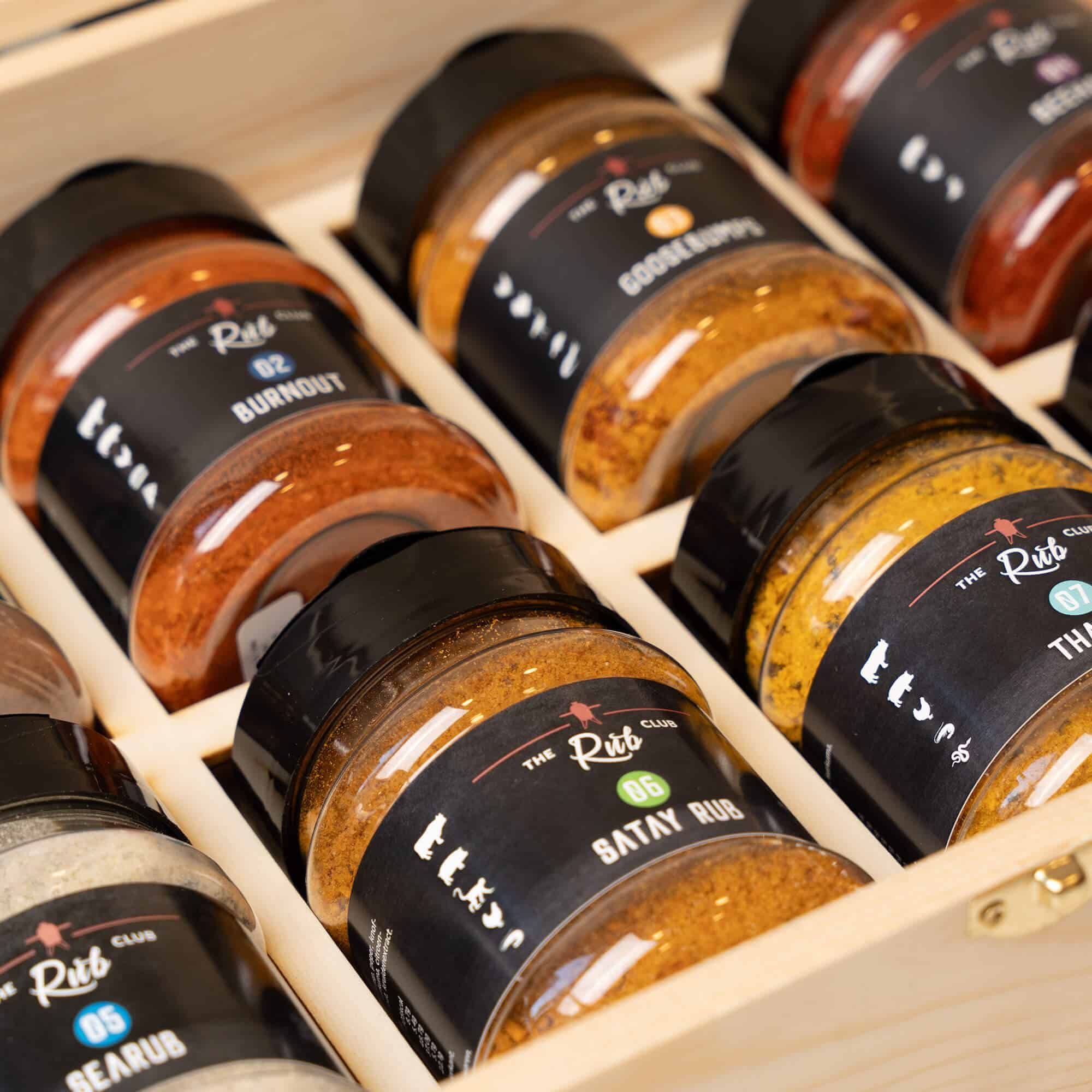 Geschenkkist dry rub the rub club 8x