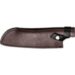 Prachtige lederen hoes voor het Forged santokumes 18cm.|