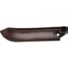 Prachtige lederen hoes voor het Forged slagersmes.|