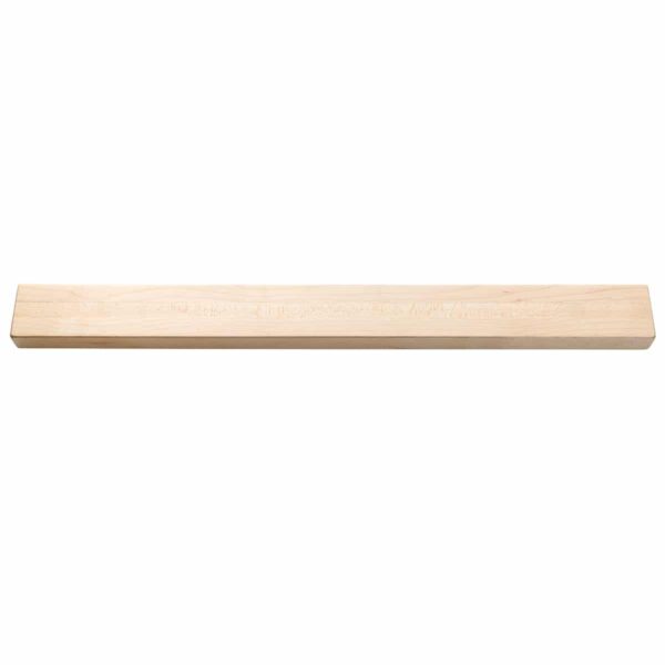 Magnetisch messenrek gemaakt van esdoornhout.|||
