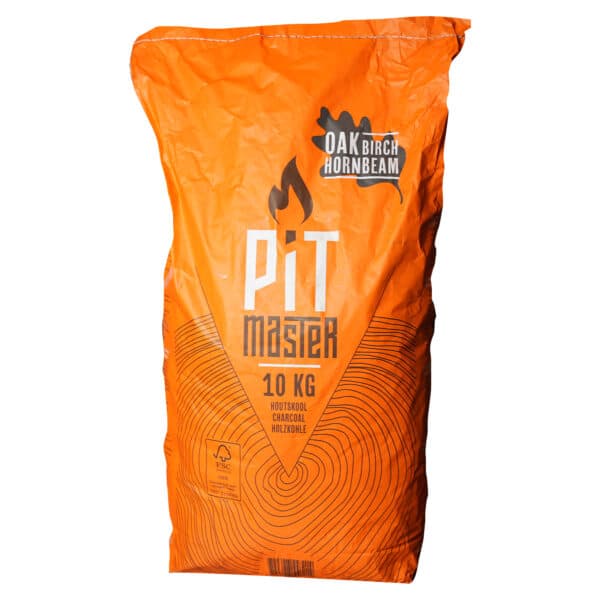 Zak Pitmaster Hornbeam houtskool 10 kg – mix van eik
