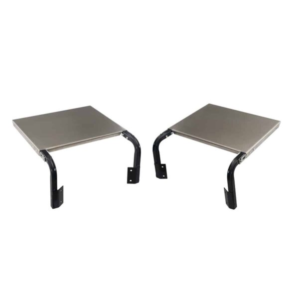 RVS zijtafels Cradle Primo Grill Junior - 2 stuks