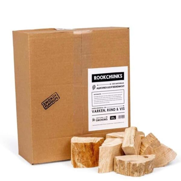 Rookchunks Beuk als smaakmakers