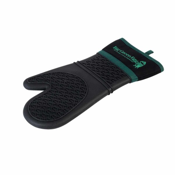Silliconen BBQ handschoen van Big Green Egg.