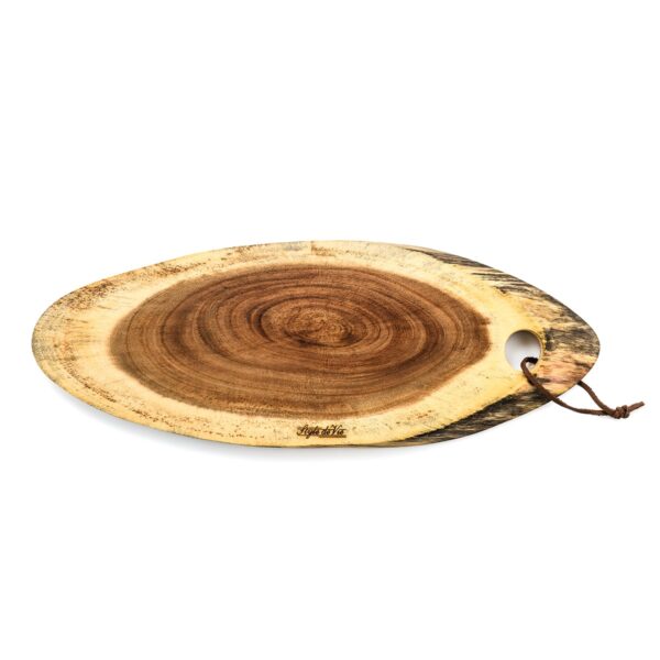 Ovale snijplank maat M|acacia hout