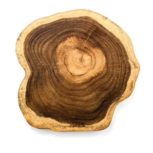 Ronde snijplank maat L|acacia hout