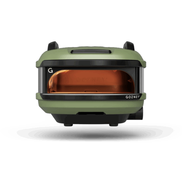 Gozney Tread Olive|Gozney Tread Olive schuin|Gozney Tread Roof Rack|Gozney Tread zijkant|Gozney Tread thermometer zijkant|