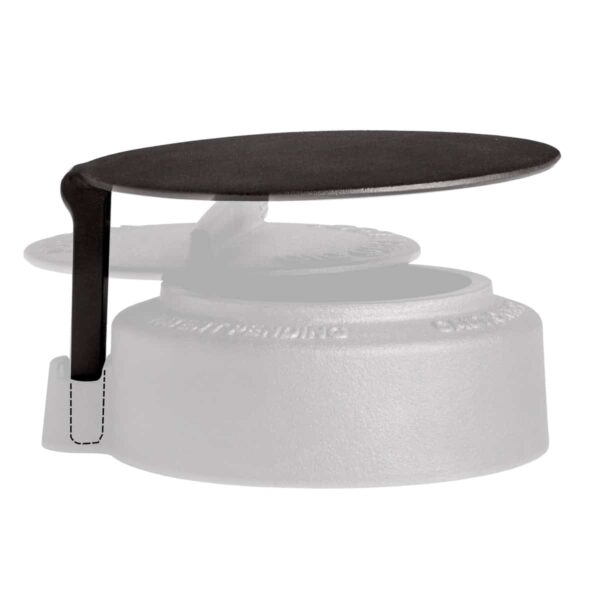Gietijzeren regenkap om de ventilatieopening te beschermen. Geschikt voor de Big Green Egg MiniMax en Small.