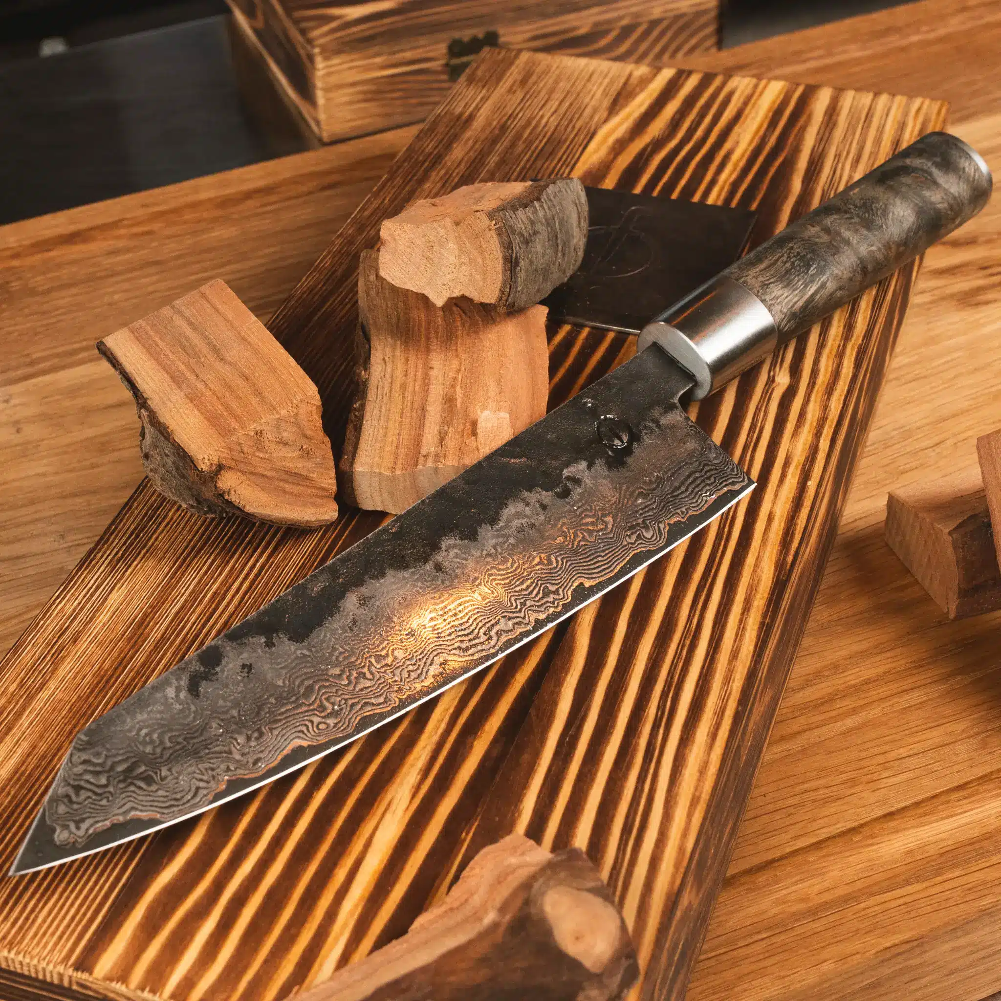 Forged Kiritsuke mes limited edition sfeer 1