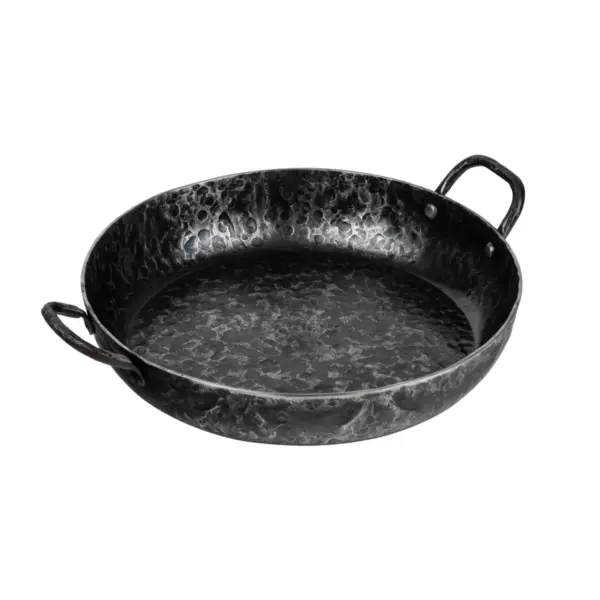 Forged koekenpan 24 cm met 2 handvatten