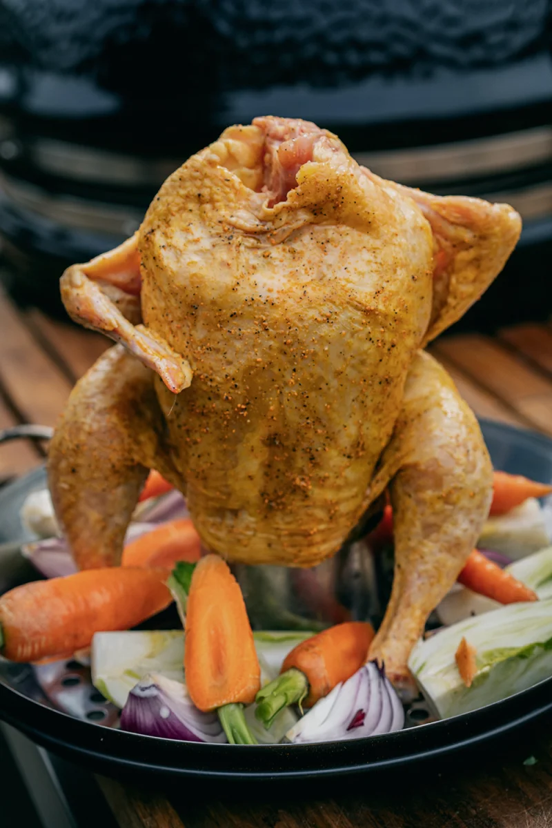 Monolith Chicken Roaster RVS kiphouder
