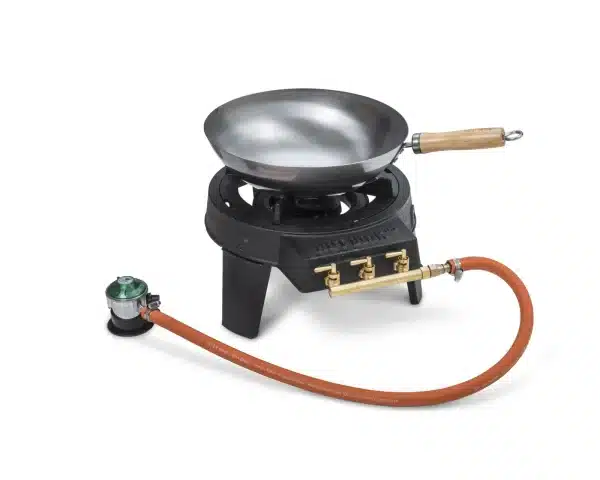 Hot Wok Professional 12 kW wokbrander HW3812 met 30 cm wokpan