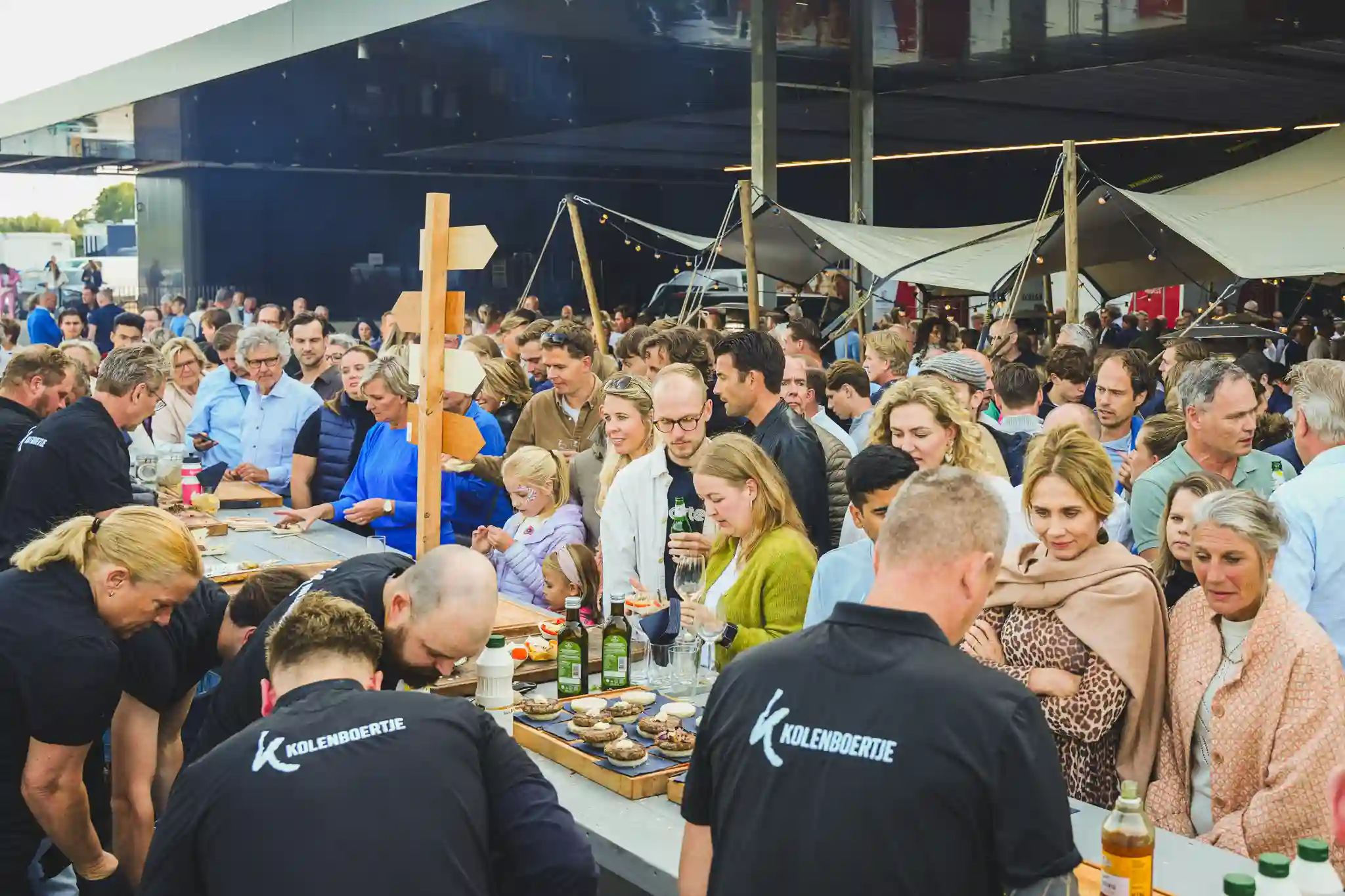Kolenboertje Catering gasten happy