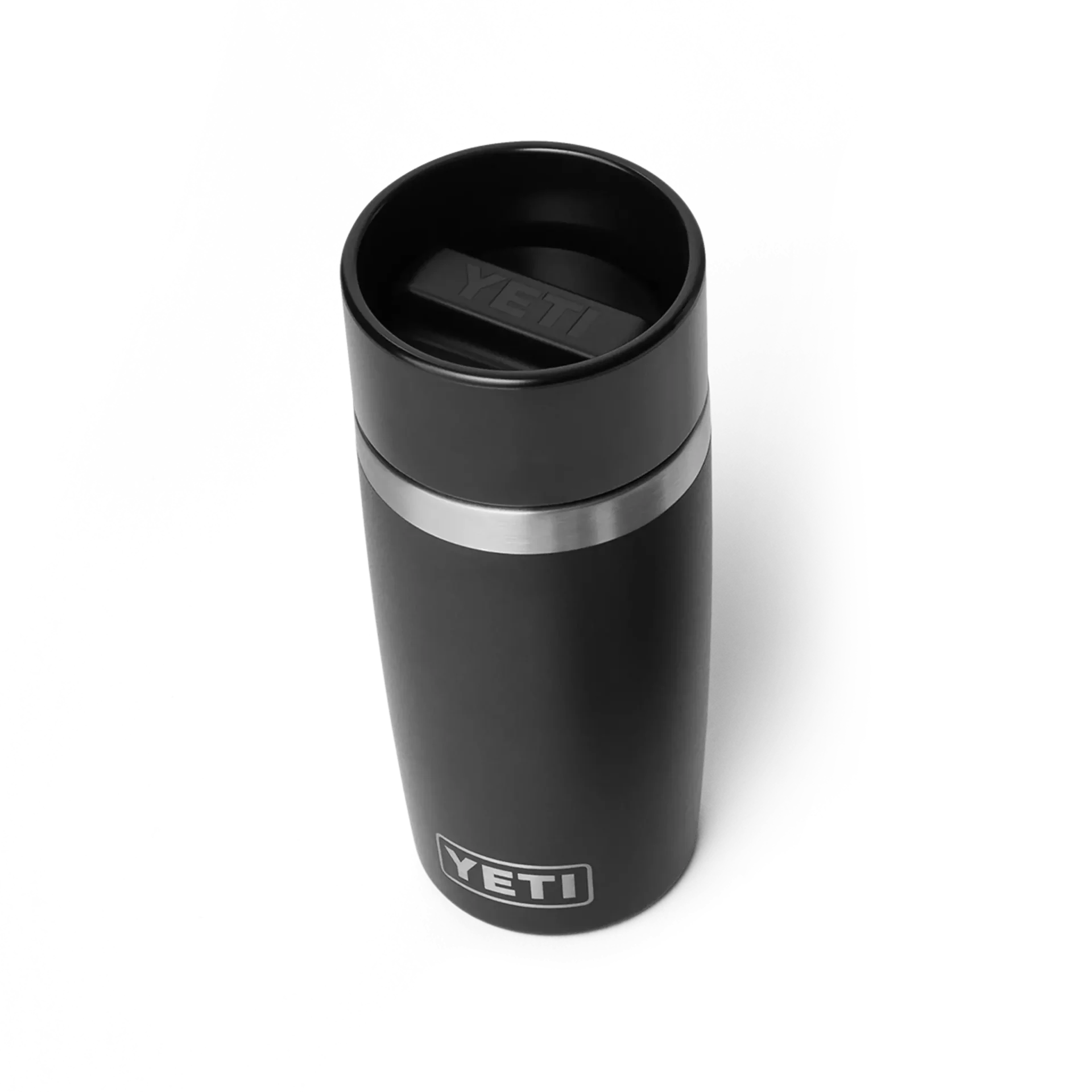 YETI Rambler 12 oz Bottle Black 354 ml met 360 graden HotShot dop