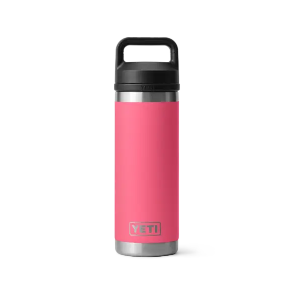 YETI Rambler 18 oz Bottle Tropical Pink 532 ml met Chug Cap vacuümisolatie