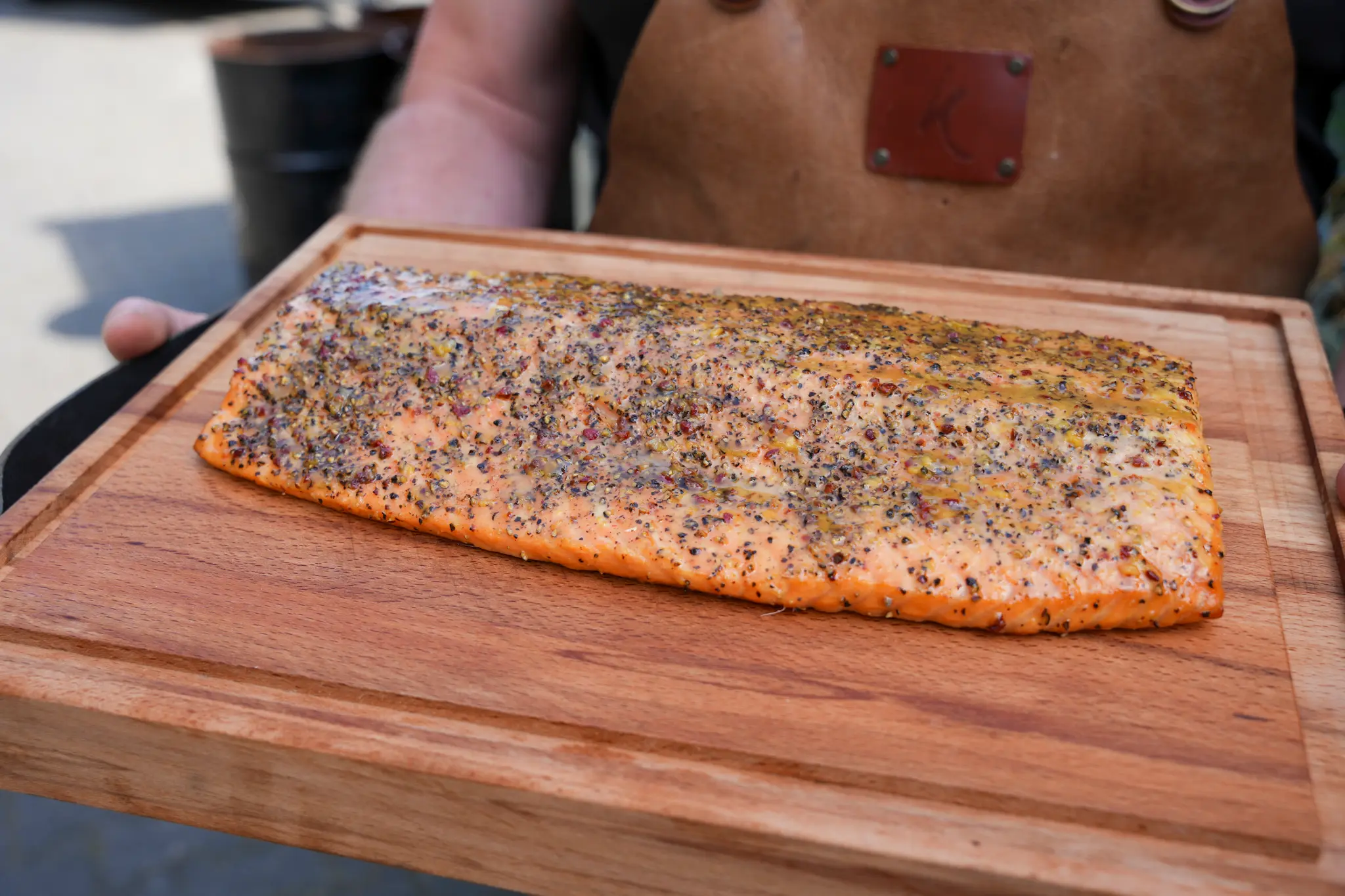warmgerookte zalm
